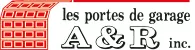 Logo Portes de garage A & R inc.